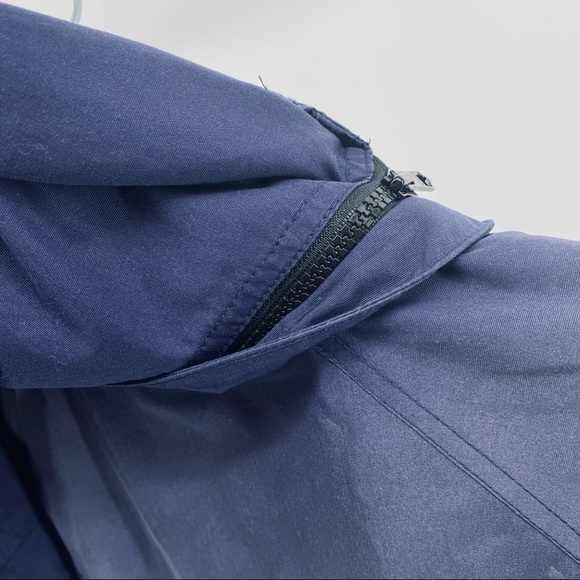 Eddie Bauer Blue Zip Snap Nylon Lined Jacket - Picture 11 of 16